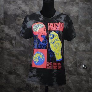 Small new with tags Find balance tie die short sleeve top